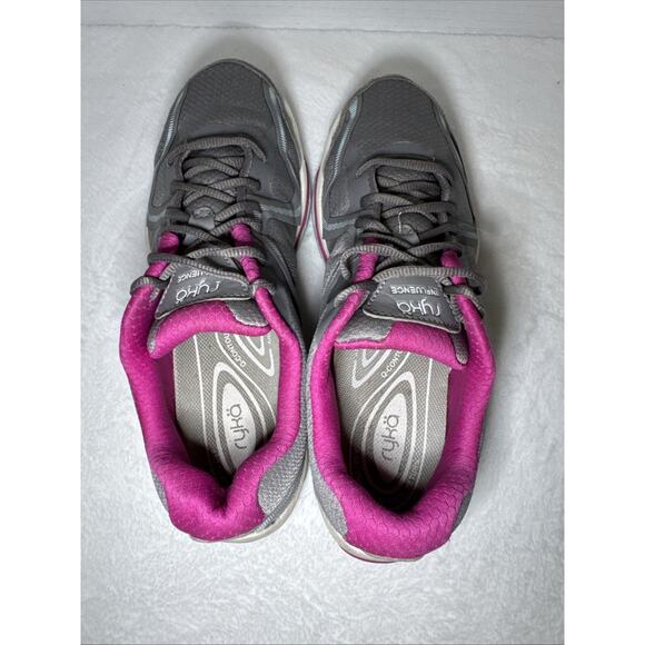 Ryka Women's Influence Frost Grey/Rose/Pale Aqua Training Size 8 - Picture 5 of 7